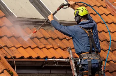 Démoussage et hydrofuge de toiture au Mas-d'Azil
